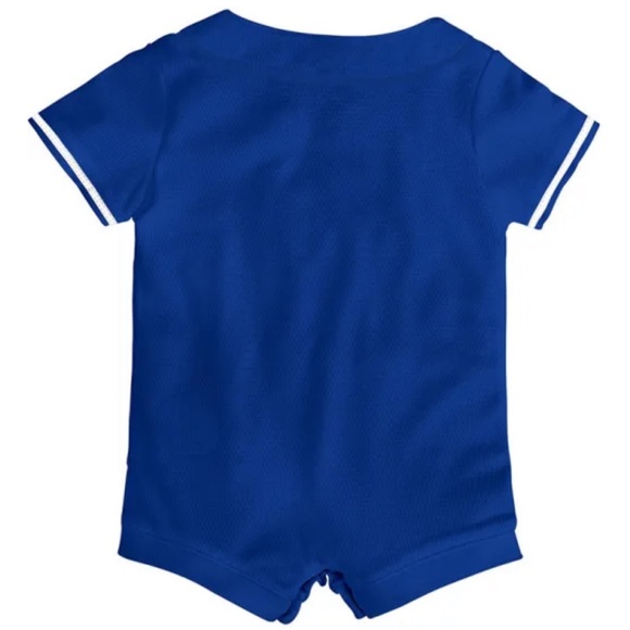 NWT genuine NIKE KANSAS CITY ROYALS BABY BLUE ROMPER JERSEY BASEBALL JERSEY - Picture 3 of 9